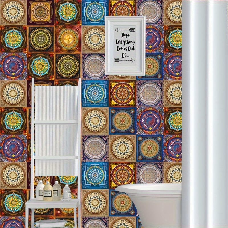 1pc/2pcs Multicolor Mexican Style Imitation Tile - Temu Austria