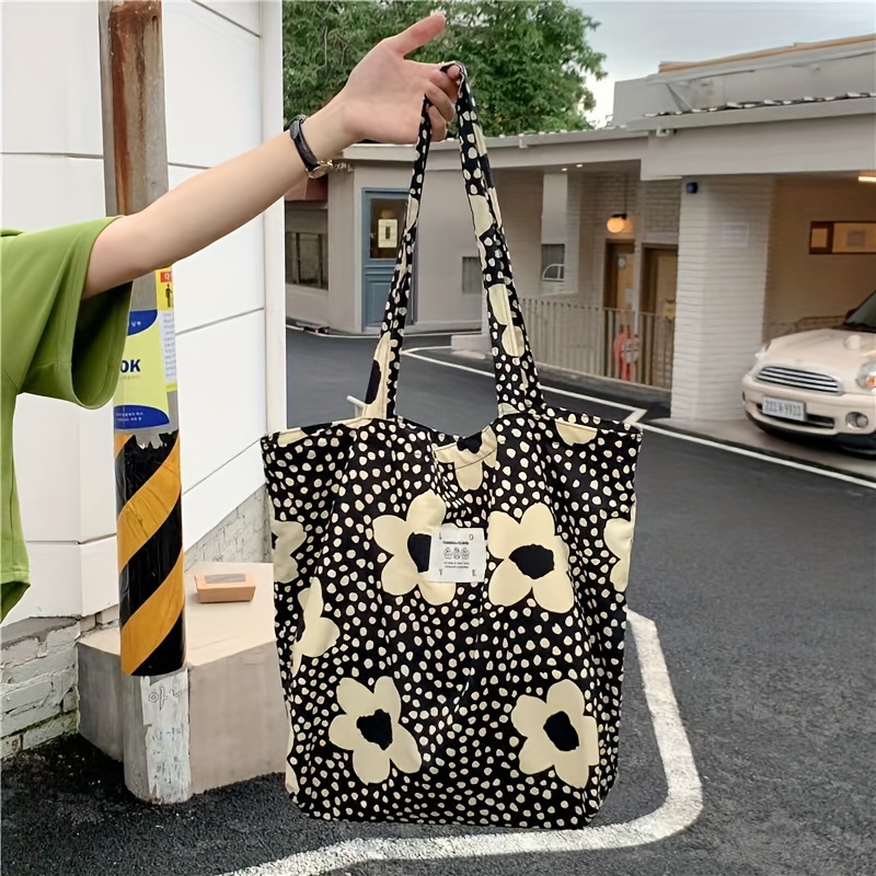 Fashion Larger Capacity Old Flower Tote Bag For Commmute