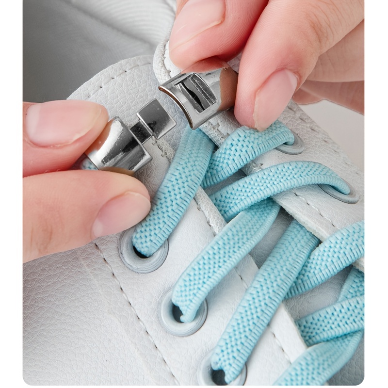 No Tie Shoe Laces Adults Widened Elastic Shoe Laces Tieless - Temu