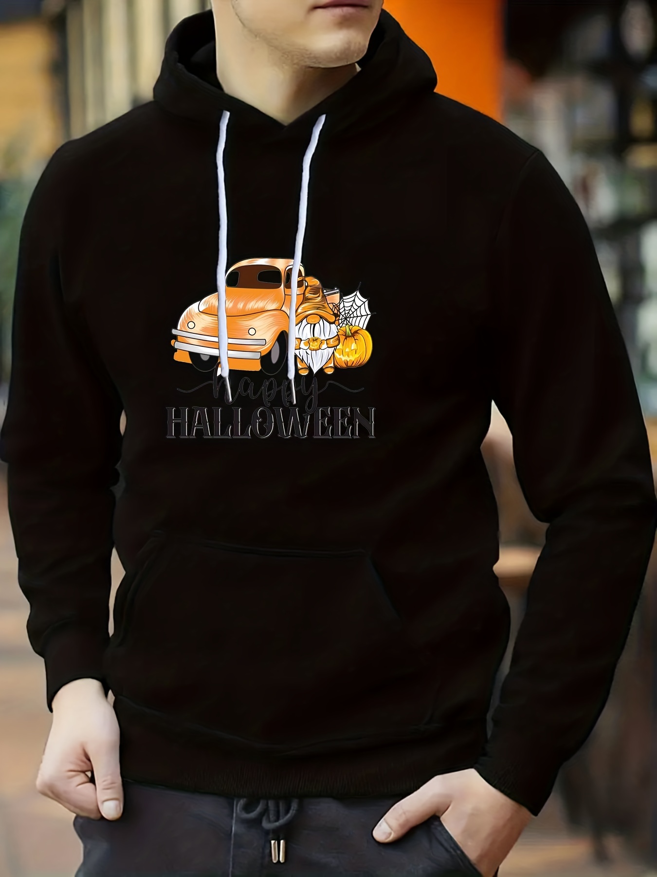 sudadera capucha estampado halloween sudaderas capucha Temu Uruguay