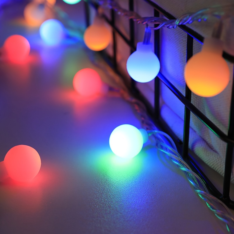 Party Camping Atmosphere String Light 2 en 1 LED+RGB Luces - Temu