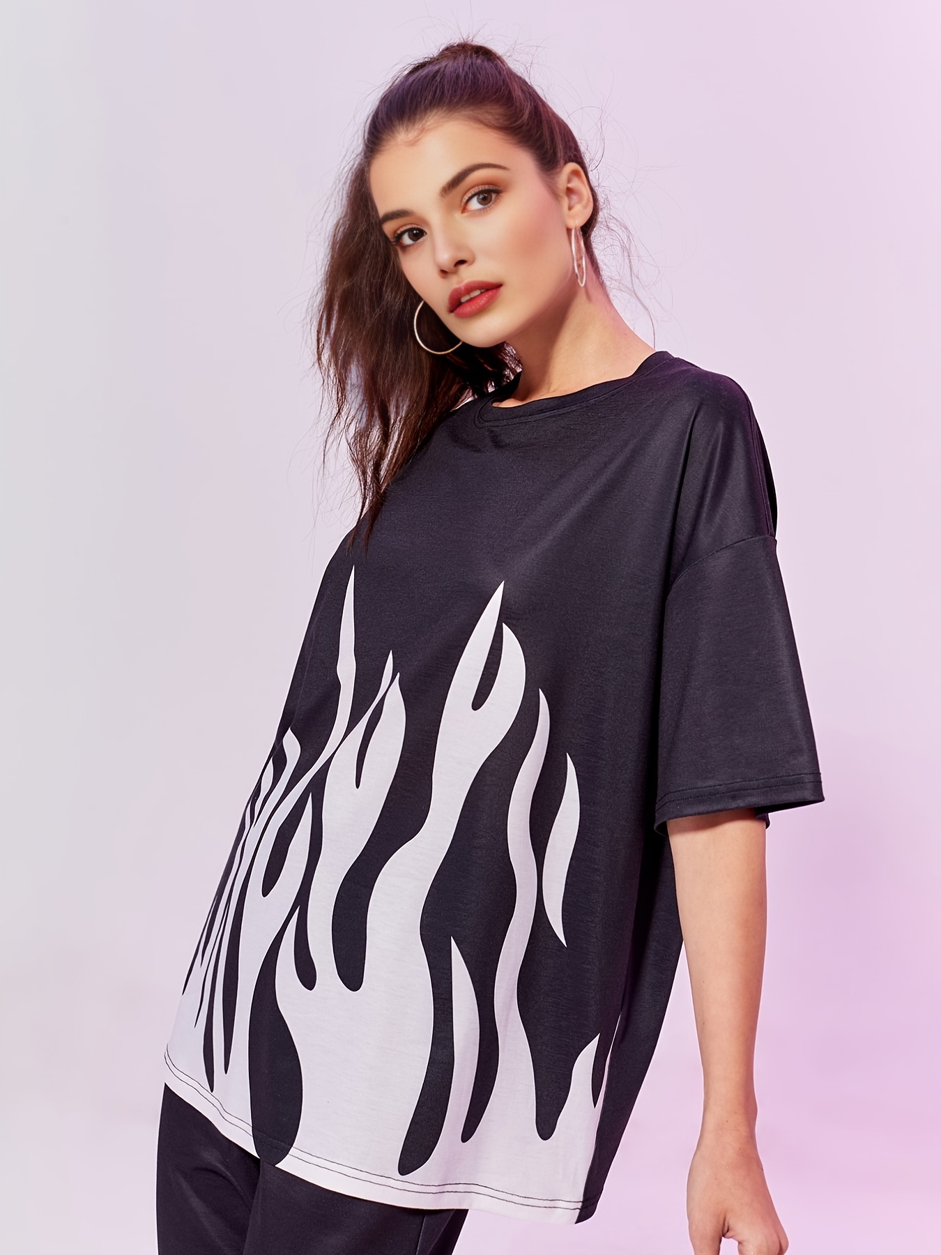 Women's sales flame shirt