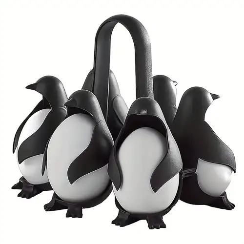 Penguins 3-in-1-eierhalter Zum Kochen, Aufbewahren Und Servieren