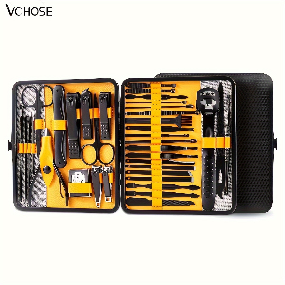 

36pcs/set Nail Clippers Manicure Tool Set, With Portable Travel Case, Cuticle Nippers And Cutter Kit, Professional Nail Clippers Pedicure Kit, Grooming Kit For Travel