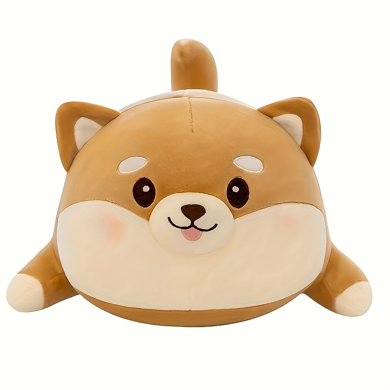 round shiba inu plush