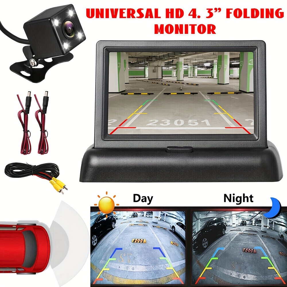 Kit système caméra recul sans fil pour voiture camping-car 4.3