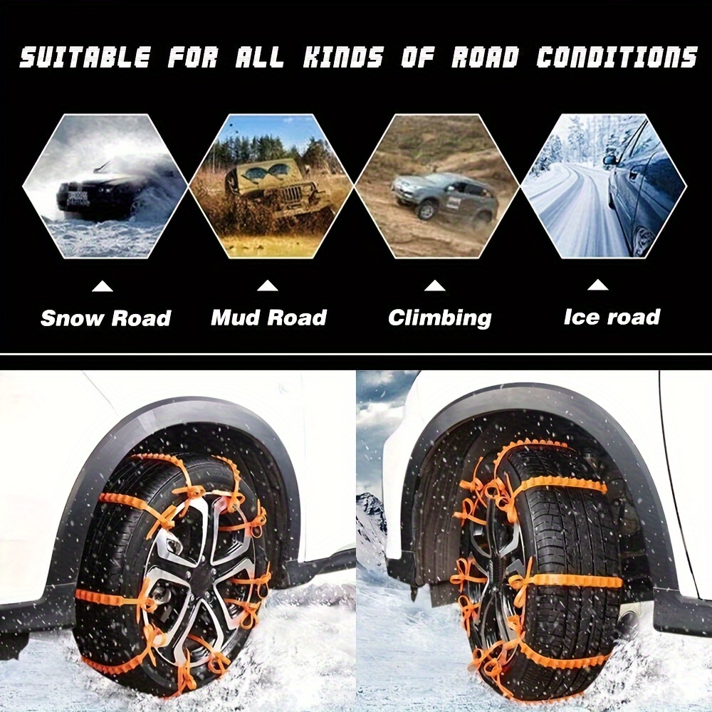 Portable Tires Traction Nylon Anti skid Chain Belt Universal - Temu
