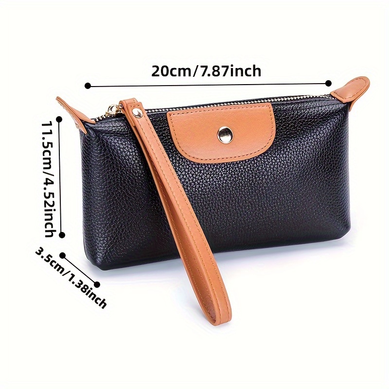 Small Printed Long Wallet, Fashion Faux Leather Clutch Purse, Women's Phone  Bag With Wristlet (8.1*4.1*0.6) Inch - Temu