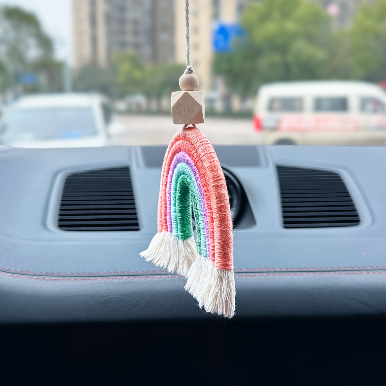 Pendentif De Voiture Fait À La Main Coton Bohême - Temu Canada