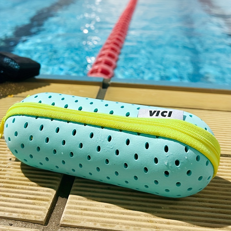 Silicone Swimming Glasses Storage Case Double sided - Temu