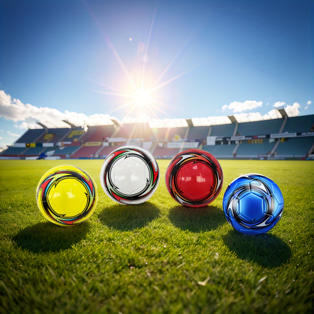 [Wear-resistant Football] Wear-resistant No. 5 Training Competition Football | For Outdoor Use, Backyard, Park and Beach Football, Very Suitable for Training, Entertainment and Competition - Christmas Gift