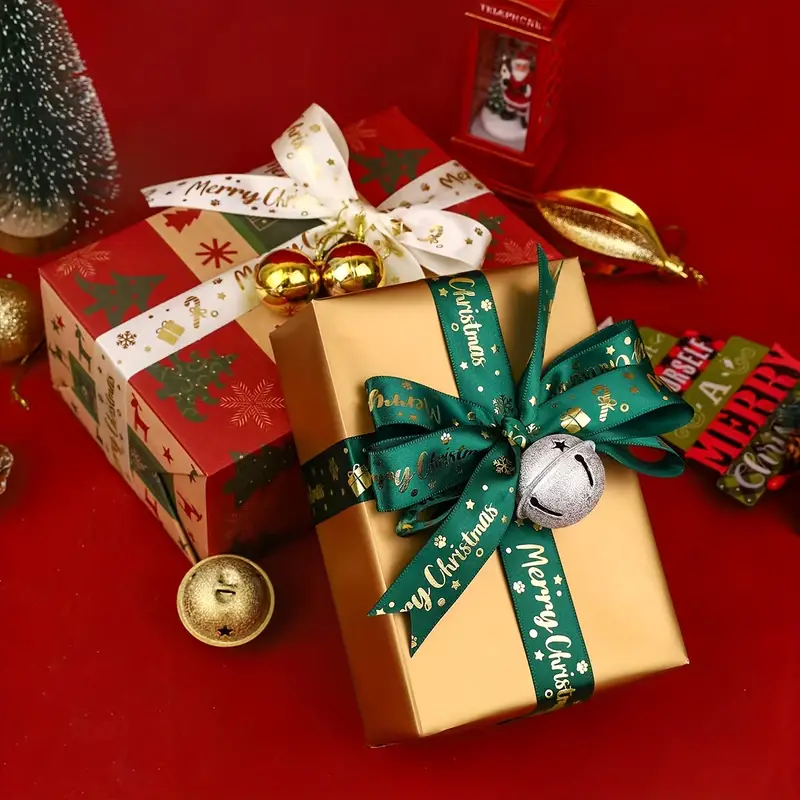 1roll, 5 Yards 25mm Christmas Ribbon Printed Grosgrain Ribbons For Gift  Wrapping Hair Bows DIY, Scene Decor, Festivals Decor, Room Decor, Home  Decor