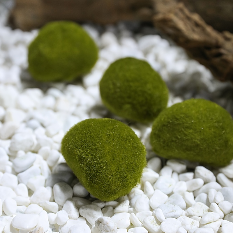 5pcs Natural-Looking Artificial Moss Rock for Home Decor - Decorative Green  Moss Balls and Stones for Indoor and Outdoor Use