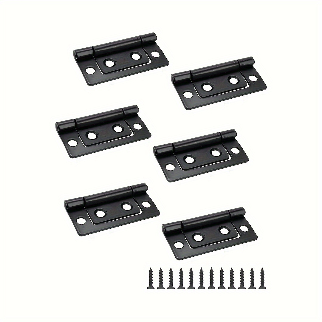 6pcs Piano Hinges Jewelry Box Hinges Copper Butt Hinge Small Hinges for  Crafts ( Screws Not Included)