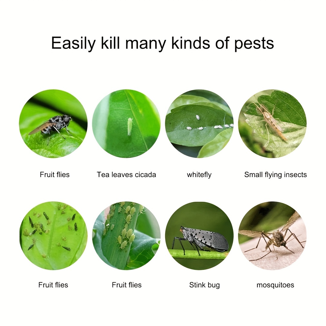 10pcs Waterproof Fly Traps Bugs Sticky Board Insects Pest Killer