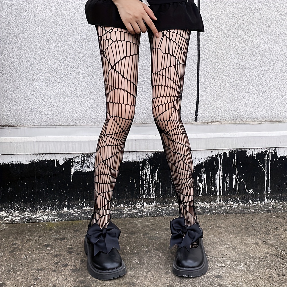 Sheer Fishnet Tights, Hollow Out High Waist Mesh Pantyhose, Women's  Stockings & Hosiery