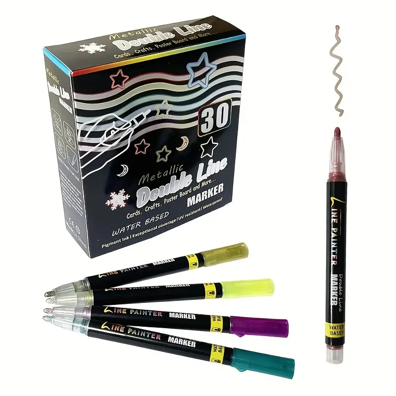 Bolígrafos de gel de colores - Juegos de 24, 30 y 36 bolígrafos