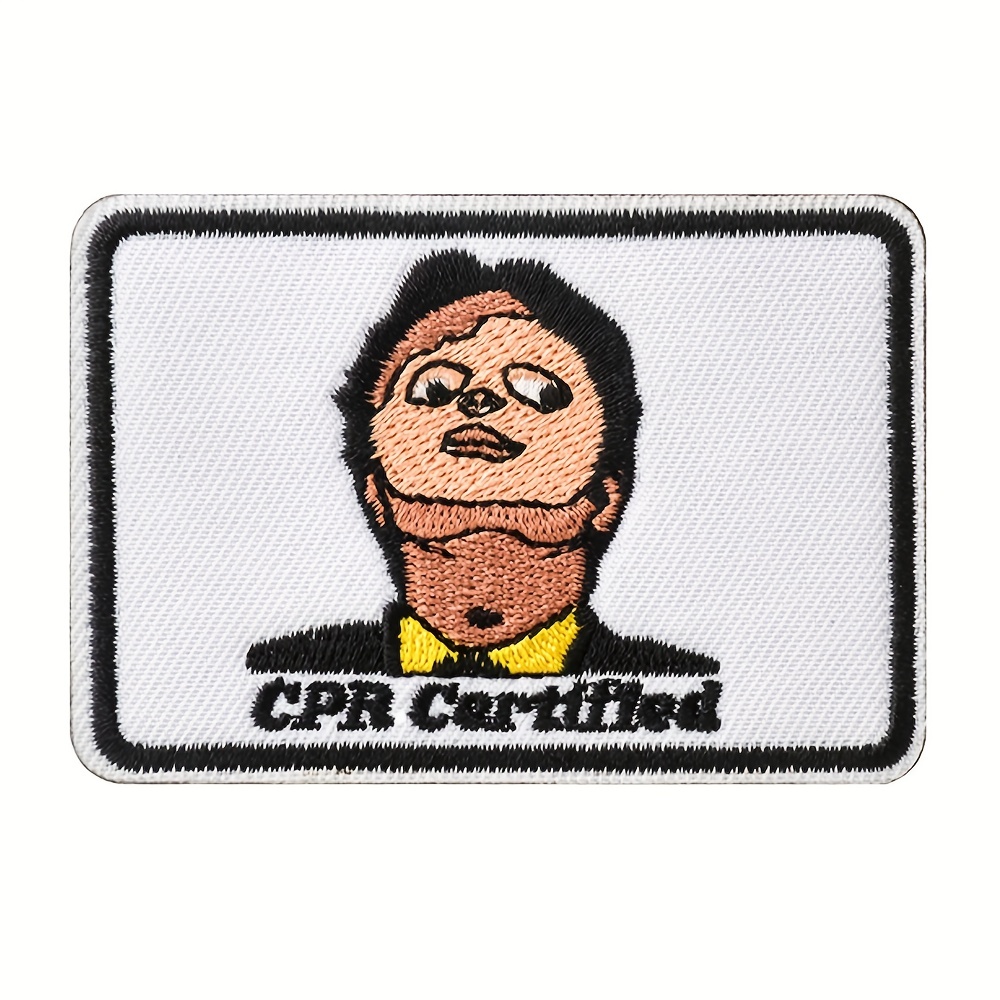 Cpr Certified Patch Embroidered With Hook - Temu Canada