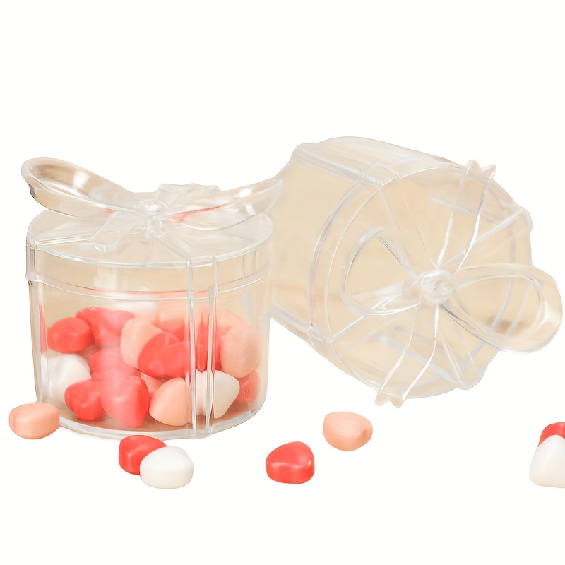 Round Plastic Candy Container