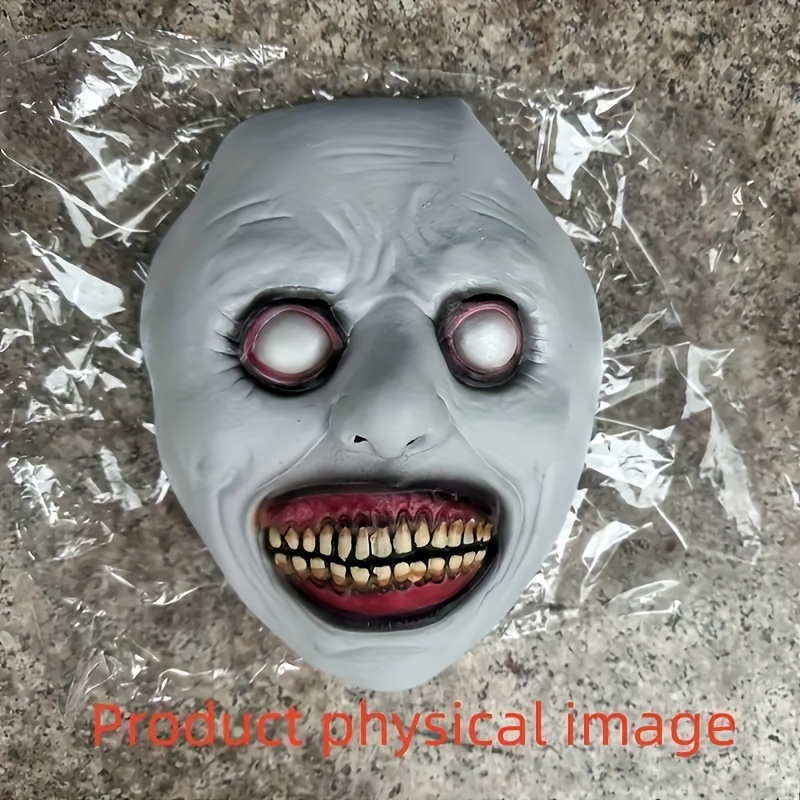 Latex Vivid Demon Zombie Mask, Ugly Man Full Face Mask Dress Up  Accessories, Halloween Cosplay Costume Props, Party Decors Photography  Props, Stage Pe