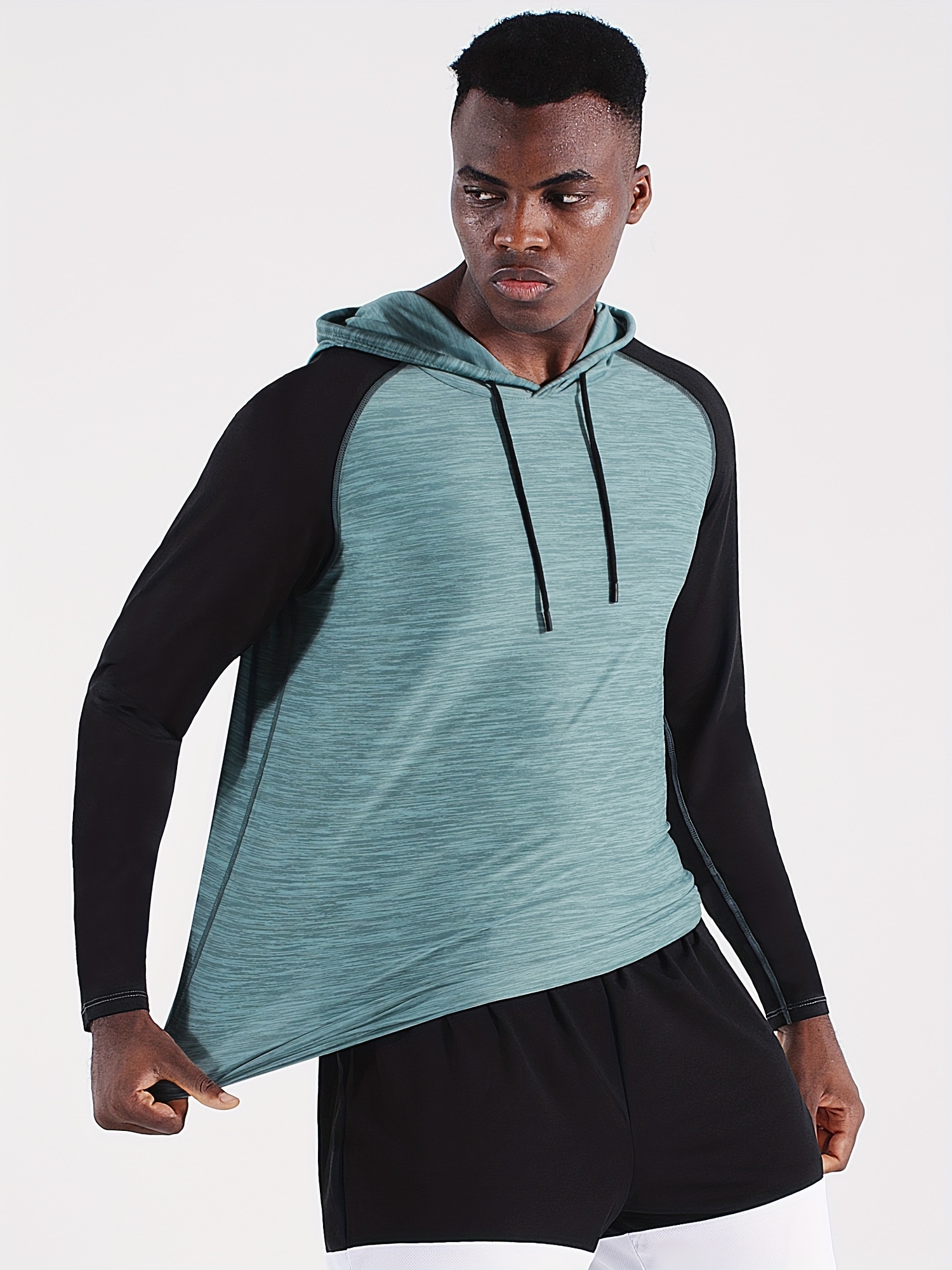 Hoodies Men Breathable Quick Dry Drawstring Sweatshirt Comfy - Temu Canada