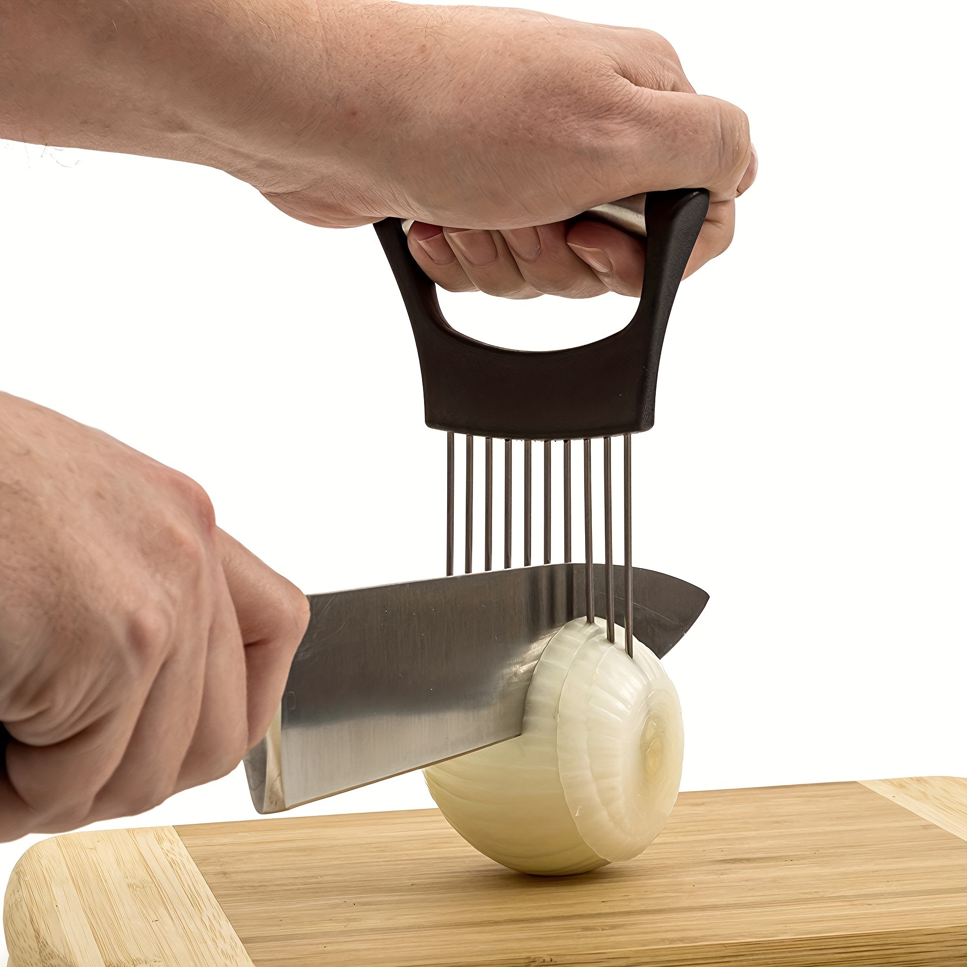 Onion Slicer Holder Onion Holder For Slicing Stainless - Temu