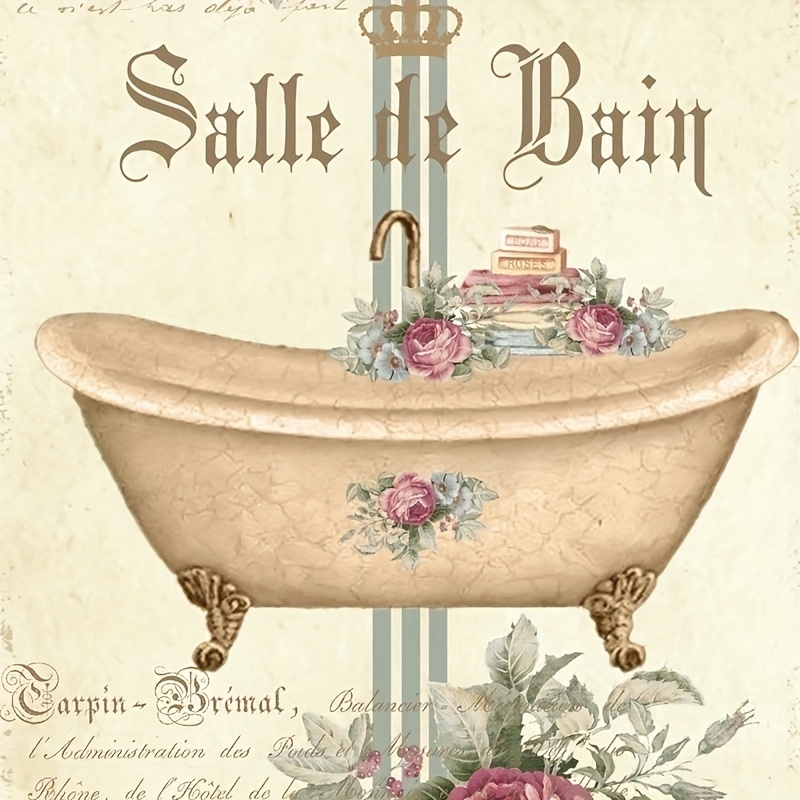 artpin® Poster de WC pour invités - Impression d'art humoristique -  Décoration de salle de bain - Format A4 - Images avec citations de bain B13