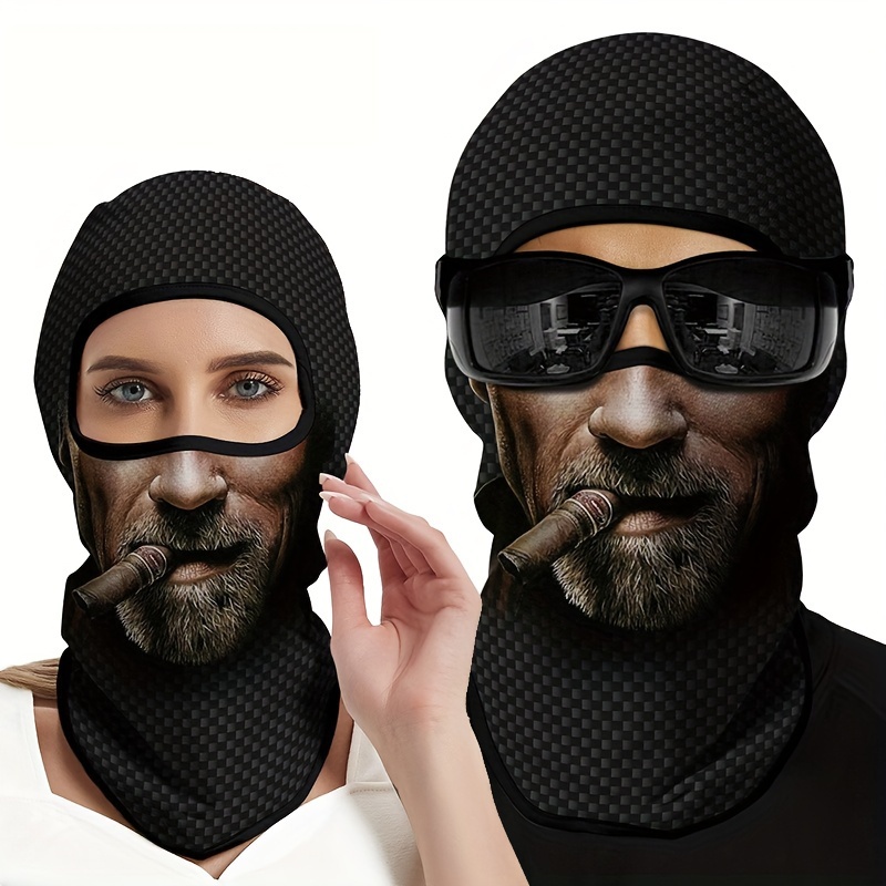 Mascara Facial Balaclava para Hombre y Mujer Capucha Integral Tactica para  Esquí