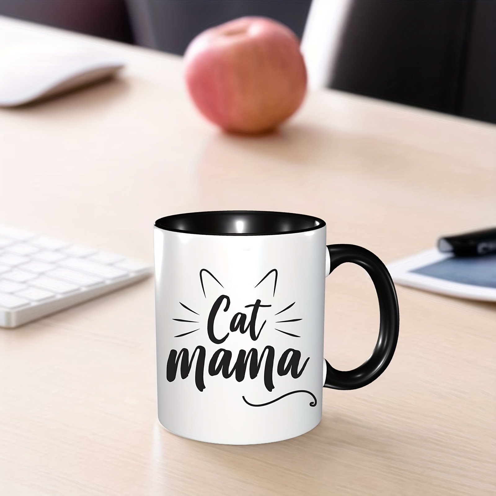 Cat Mama Funny Coffee Mug Ceramic Unique Christmas Gift Idea - Temu