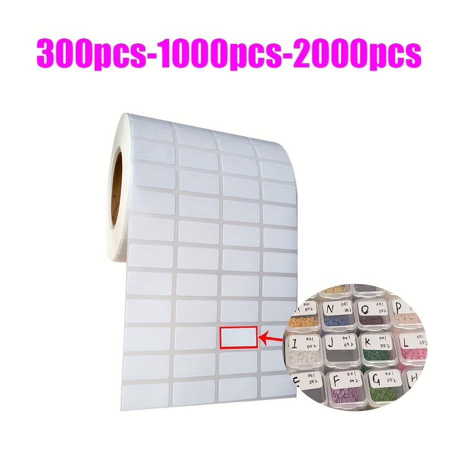 1 Roll(500 Labels) White Self Adhesive Price Label Tag Sticker