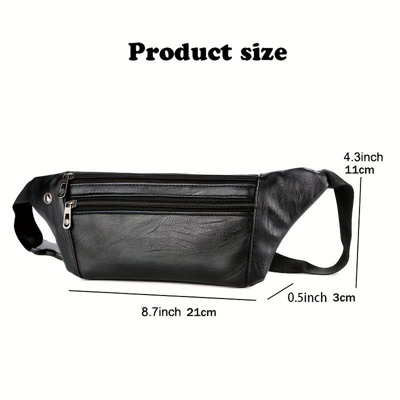 Waterproof Casual Chest Waist Bag Shoulder Pouch Outdoor Travel Men Fanny  Pack