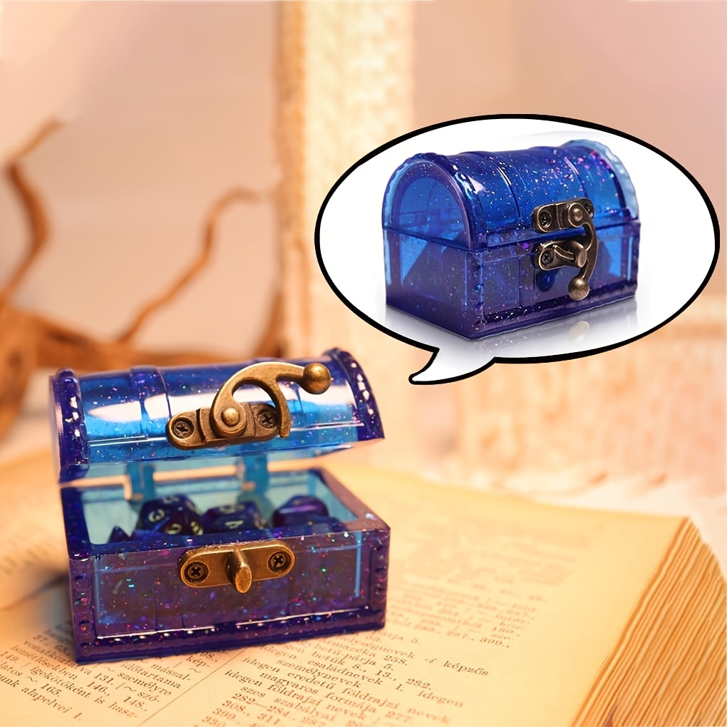 Treasure Chest Resin Molds Vintage Resin Box Mold With Hasp - Temu