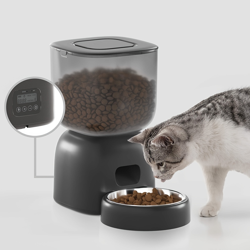 Comedero Automatico De Comida Para Gatos - Temu Mexico