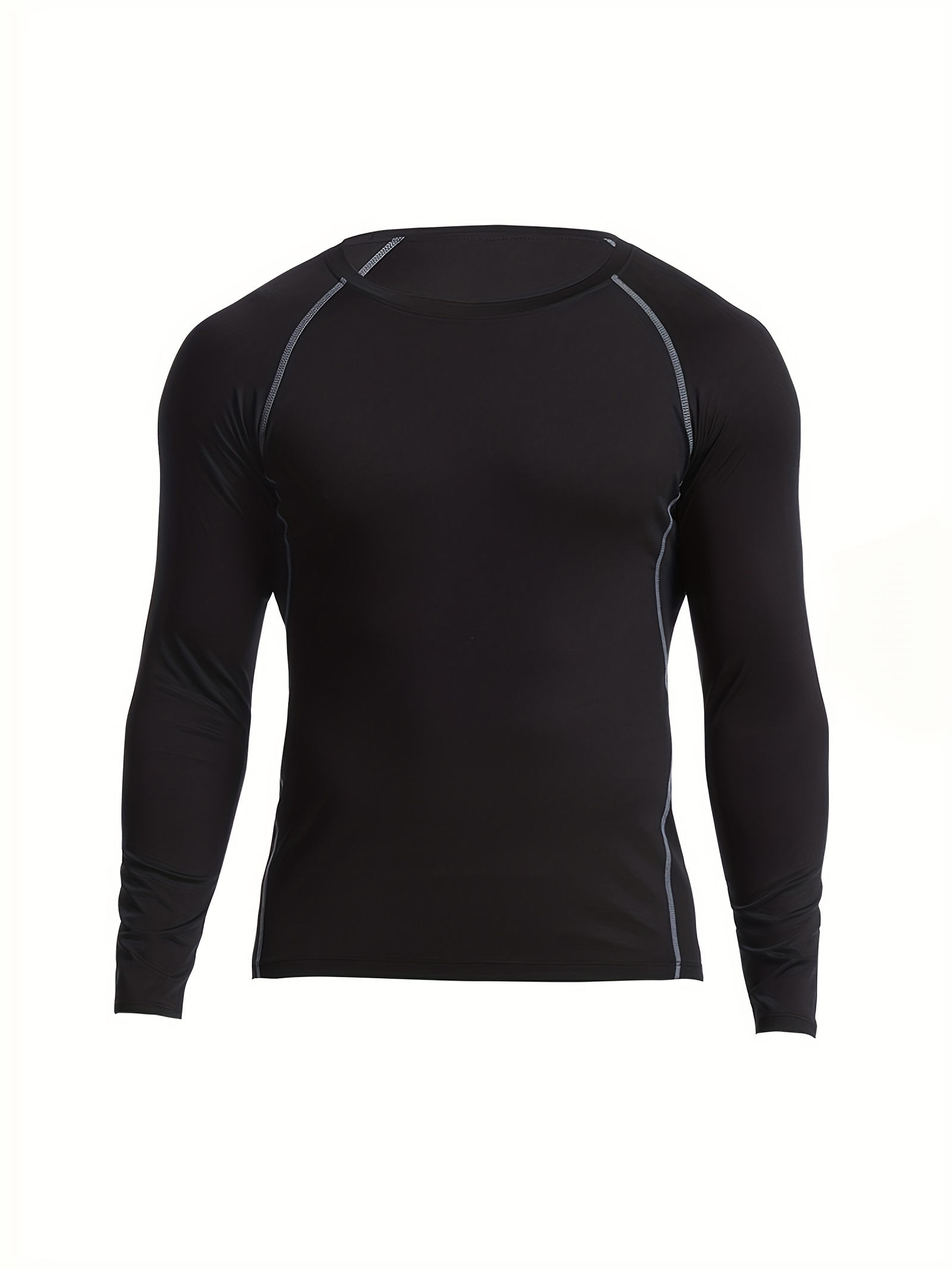Men's Breathable Quick drying Running Sports Set Long Sleeve - Temu Canada