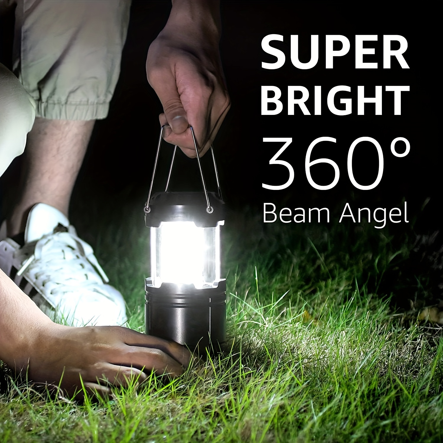 LED Camping Lights,Bright Camping Lantern Battery Powered,Collapsible Portable  Tent Lights For Camping,AA Battery OperatedPowered Emergency  Light,Lightweight Waterproof Battery Lantern ForPower  Cuts,Emergency,Fishing,For Camping,Hiking,Garden,Outages