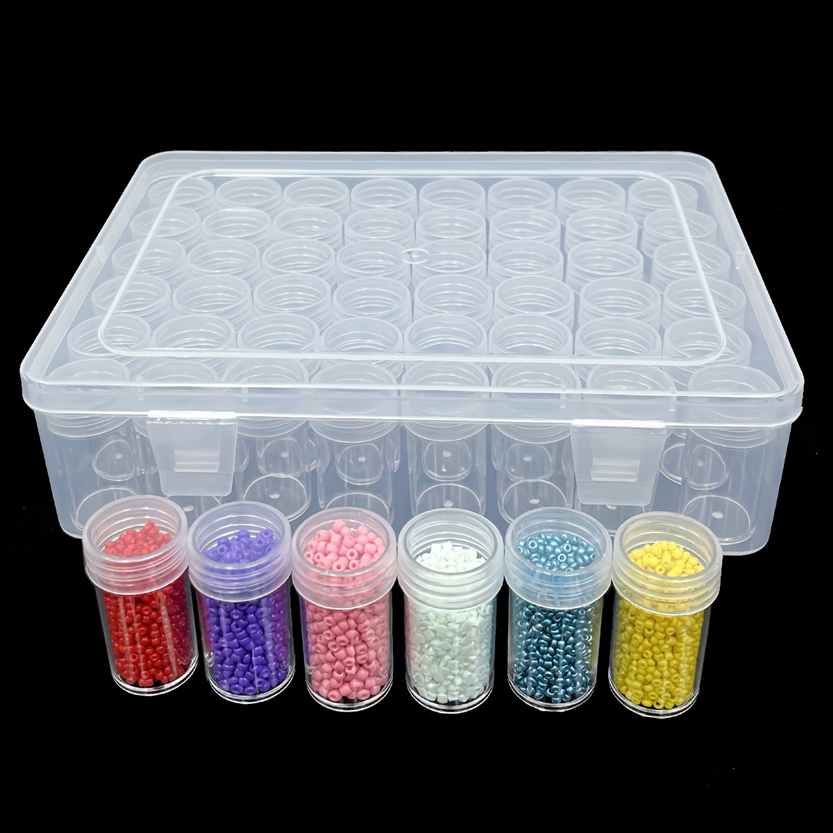 Plastic Clear Storage Box Container Diamond Painting - Temu