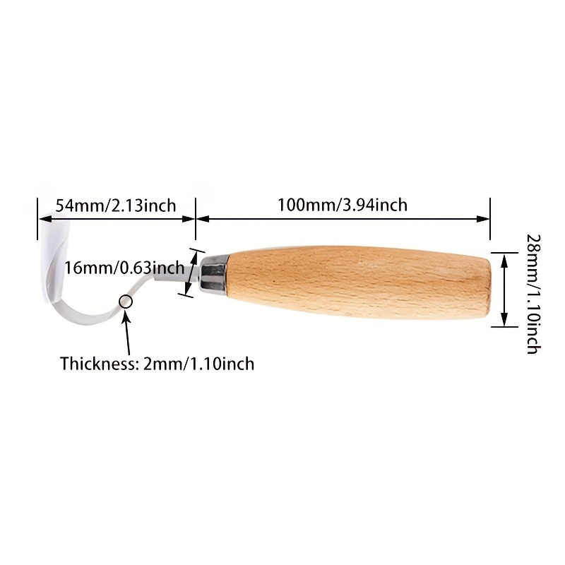 Carving Tool Woodworking Spoon Knife Handmade Wood Carving Knife