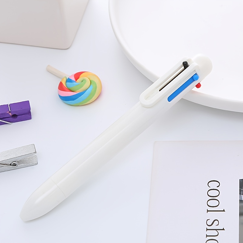 Macaroon 6-in-1 Multicolor Ballpoint Pen Solid Color Cool Retractable Fine  Point Pastel Pens Fun Multicolor Pen For Nurse Students Kids Children Gifts  Office School Supplies, Today's Best Daily Deals