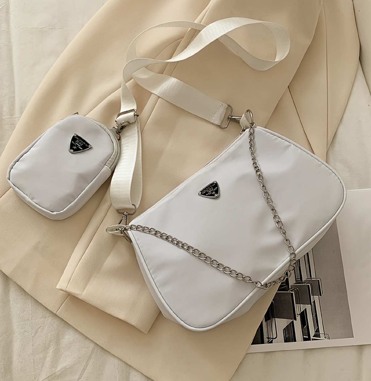 Fashion Ladies Bag 2 pcs set 7 Colours