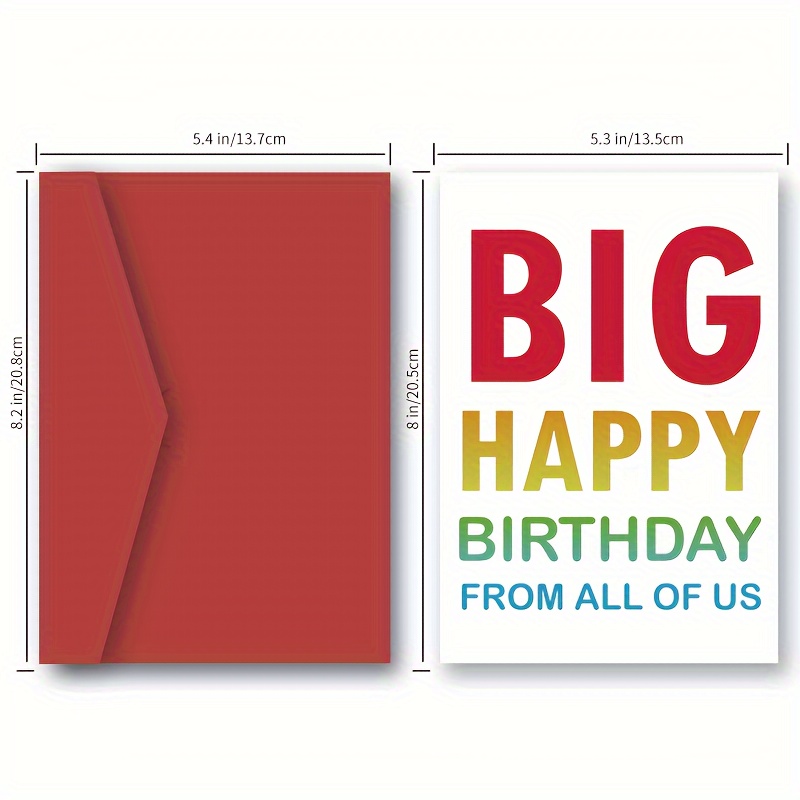 Family　Members　Temu　Birthday　For　Teacher　Greeting　Her,　Card　For　Mom　Birthday　Brother　Dad　For　Card　Him　Big　Friends,　United　Humorous　Boss　Card　Happy　Sister　Birthday　Surprise　Coworker　Kingdom