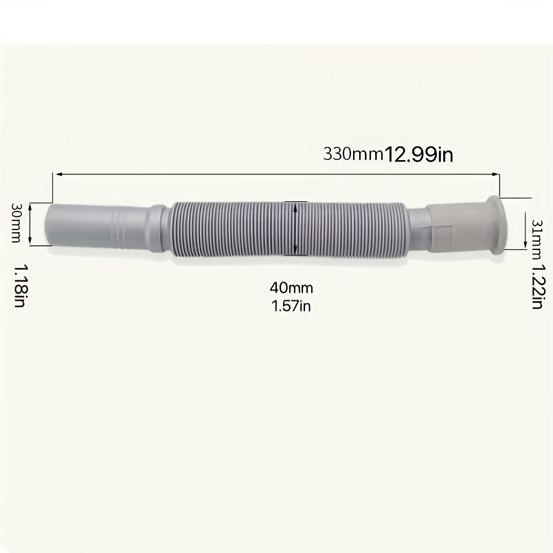 1pc Tubo Flessibile Scarico Lavandino Tubo Plastica - Temu Italy