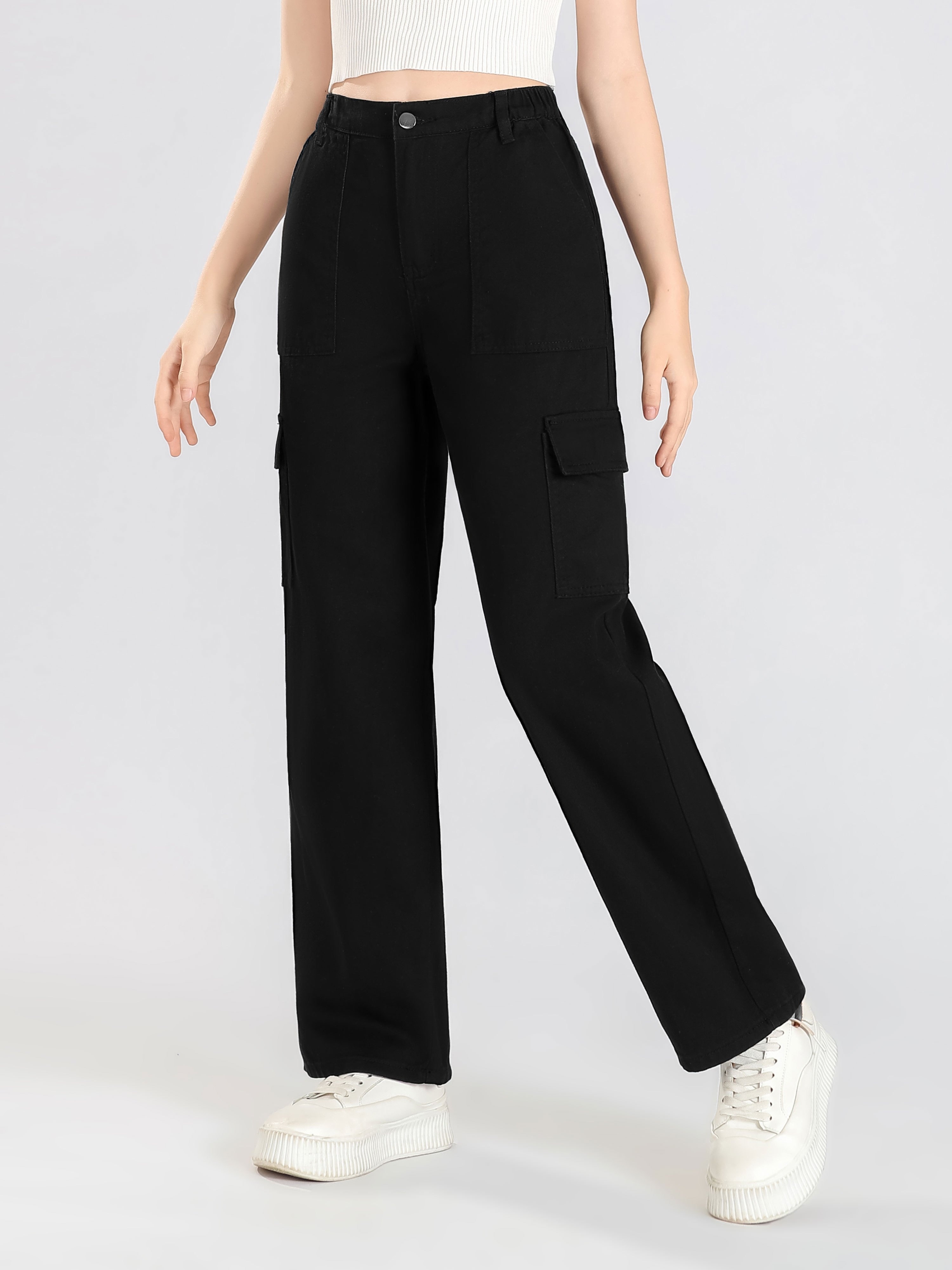 Cargo Pants For Women's: Trendy Baggy & Cotton Pants 