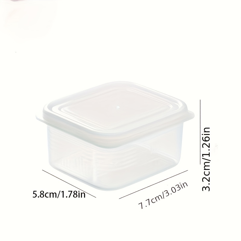 Transparent Food Preservation Tray Kitchen Storage Thickened