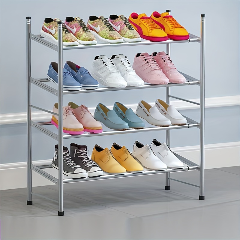 Shoe Slots Organizer Thickened Double Storage Layer Closet - Temu