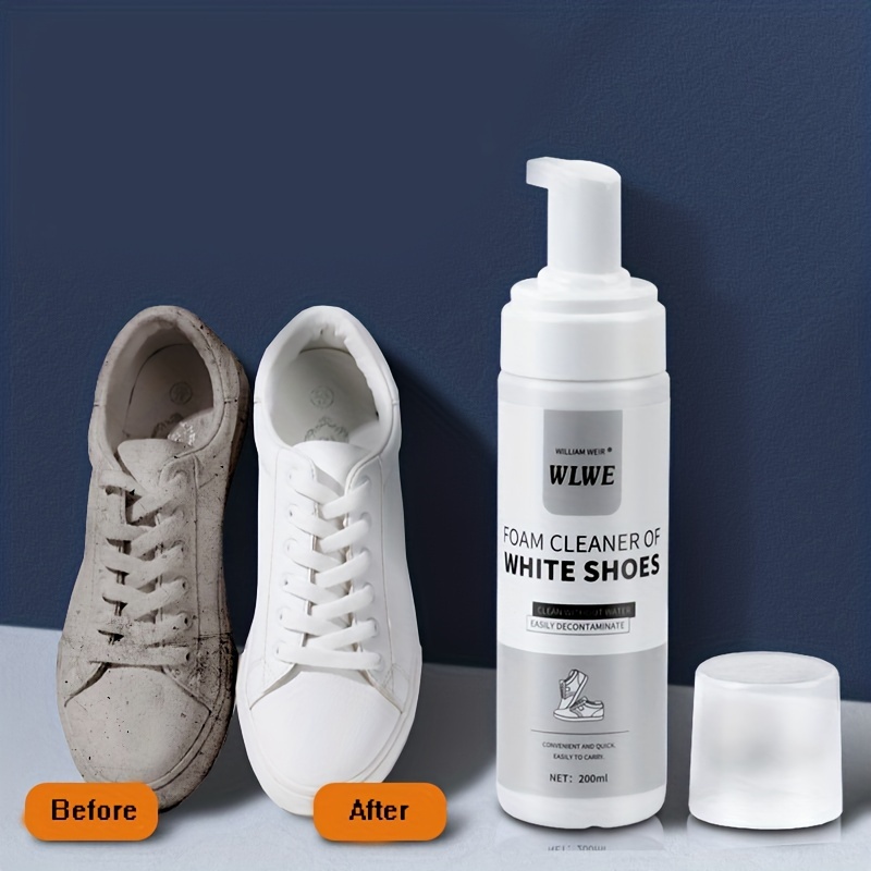 Shoe Cleaner Kit for Sneaker, Water-Free Foam Sneaker Cleaner 5.3Oz with  Shoe Brush and Shoe Cloth,Work on White Shoe,Suede,Boot,Canvas,PU,Fabric,etc