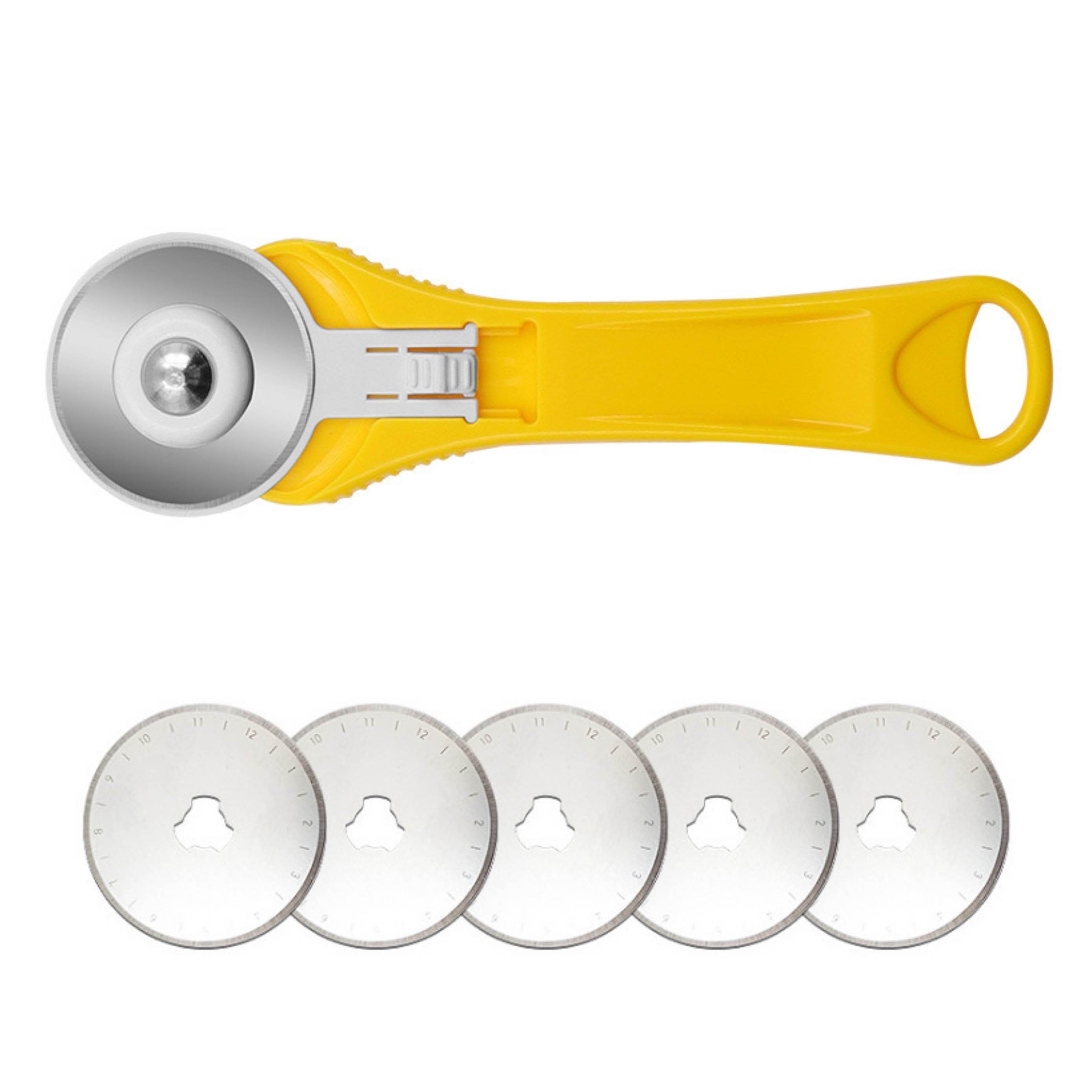 Rotary Cutter For Fabric Safety Lock Ergonomic Classic - Temu United Kingdom