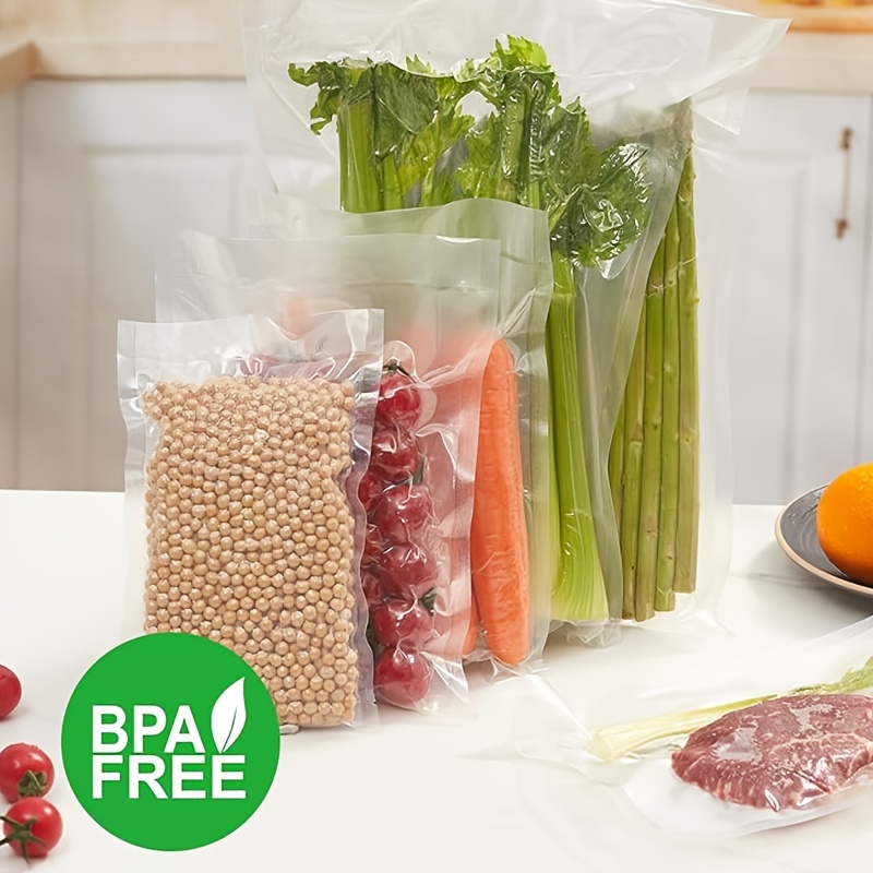 Vacuum Sealer Bags, Food Vacuum Sealer Bag, Smell Proof Bags, Heavy Duty,  Puncture Prevention, Boilsafe, Freezable, Bpa Free, Commercial Grade,  Suitable For Airtight Food Storage Soda Water - Temu