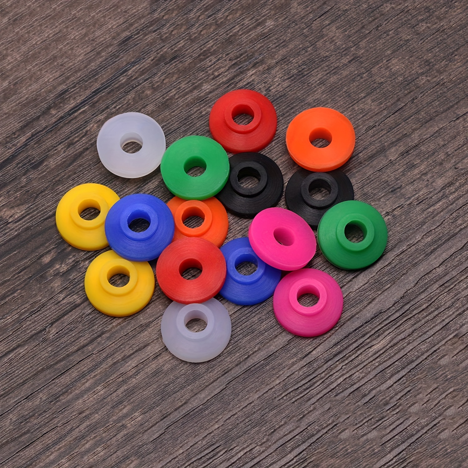 Lot de 6 Pailles en Silicone - Multicolore