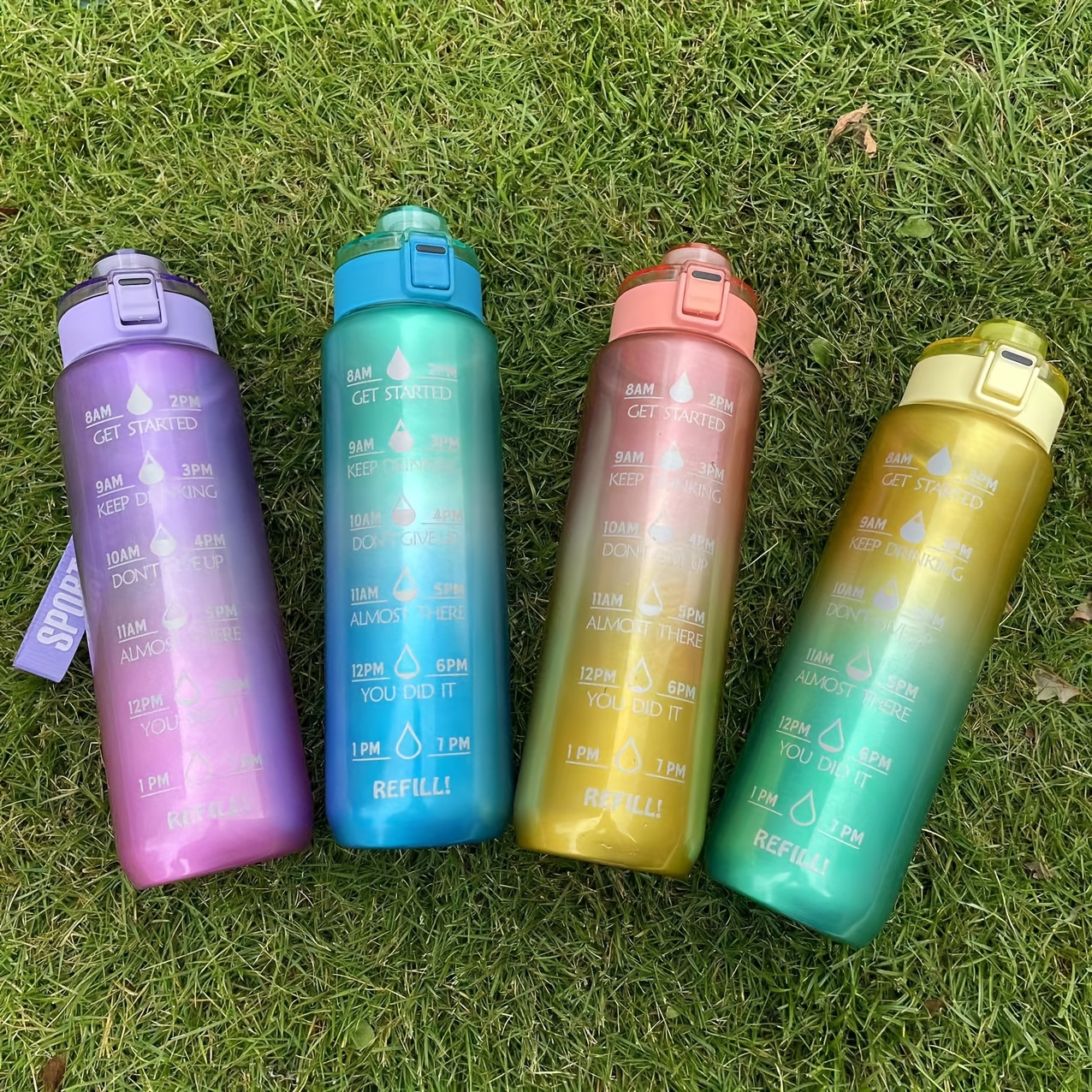 Sahara Sailor Water Bottles, 32oz Motivational Sports Water Bottle