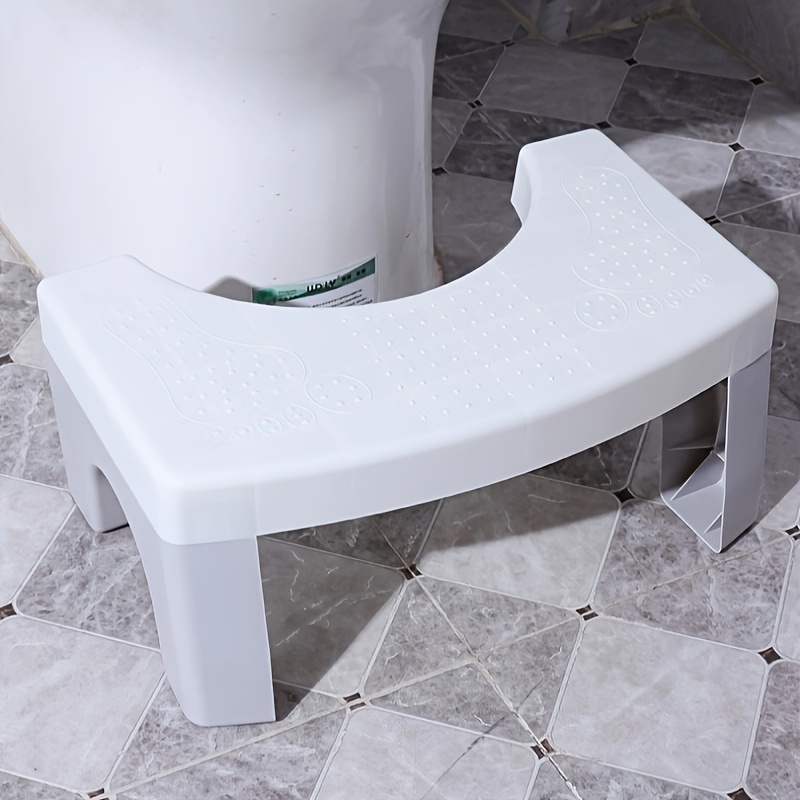 Bathroom Toilet Stool, Squatting Pit Assist Stool, Plastic